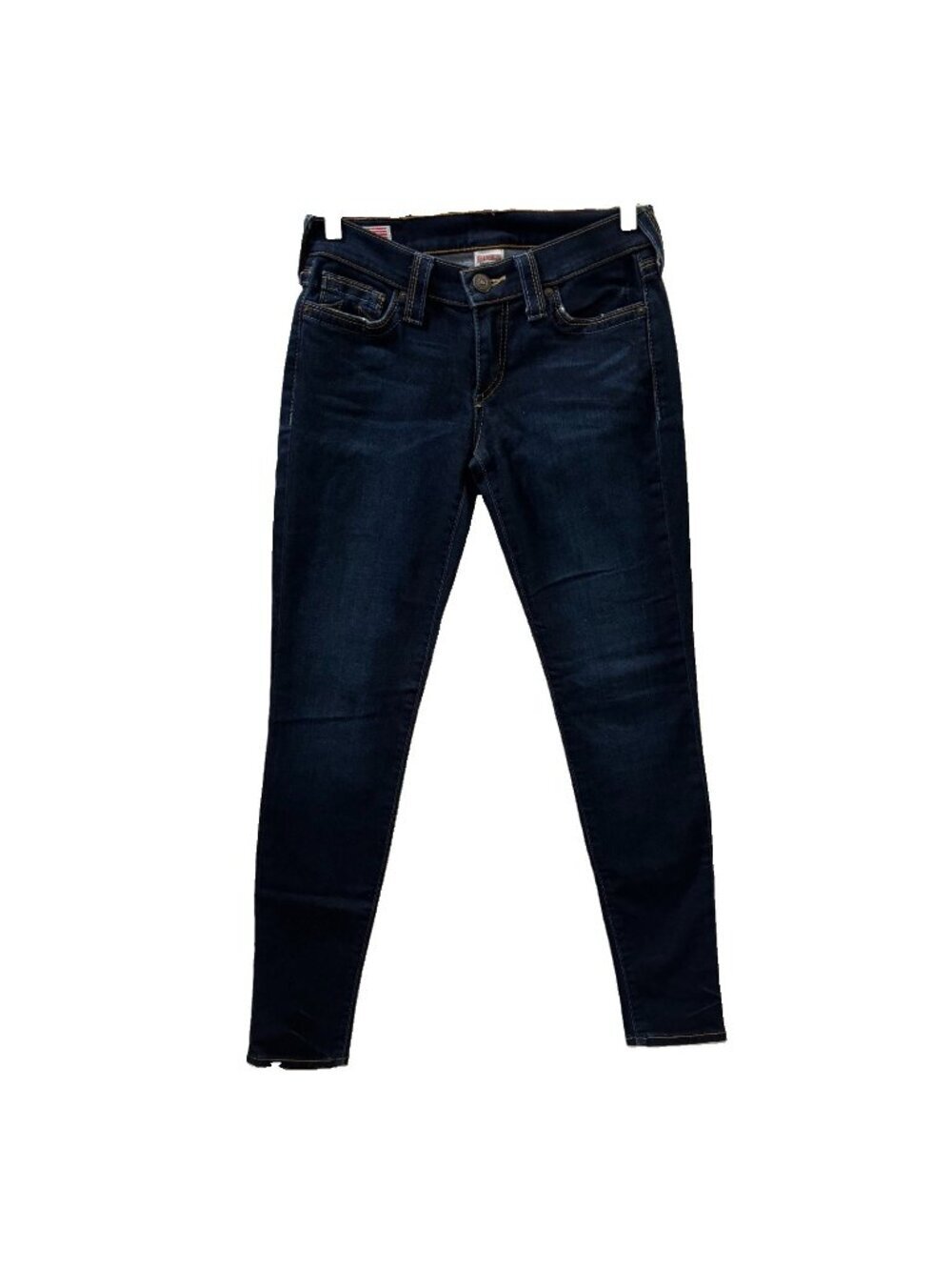 True Religion Low Rise Y2K Dark Wash Skinny Jeans Casey Size 26